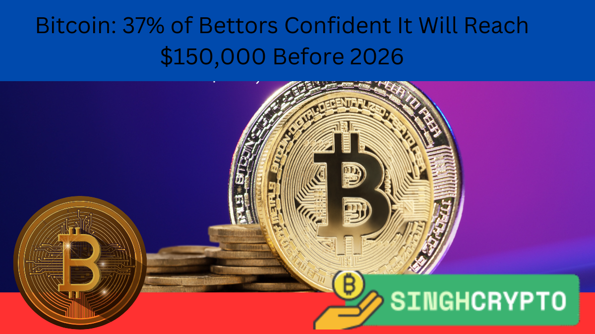 Bitcoin: 37% of Bettors Confident It Will Reach $150,000 Before 2026